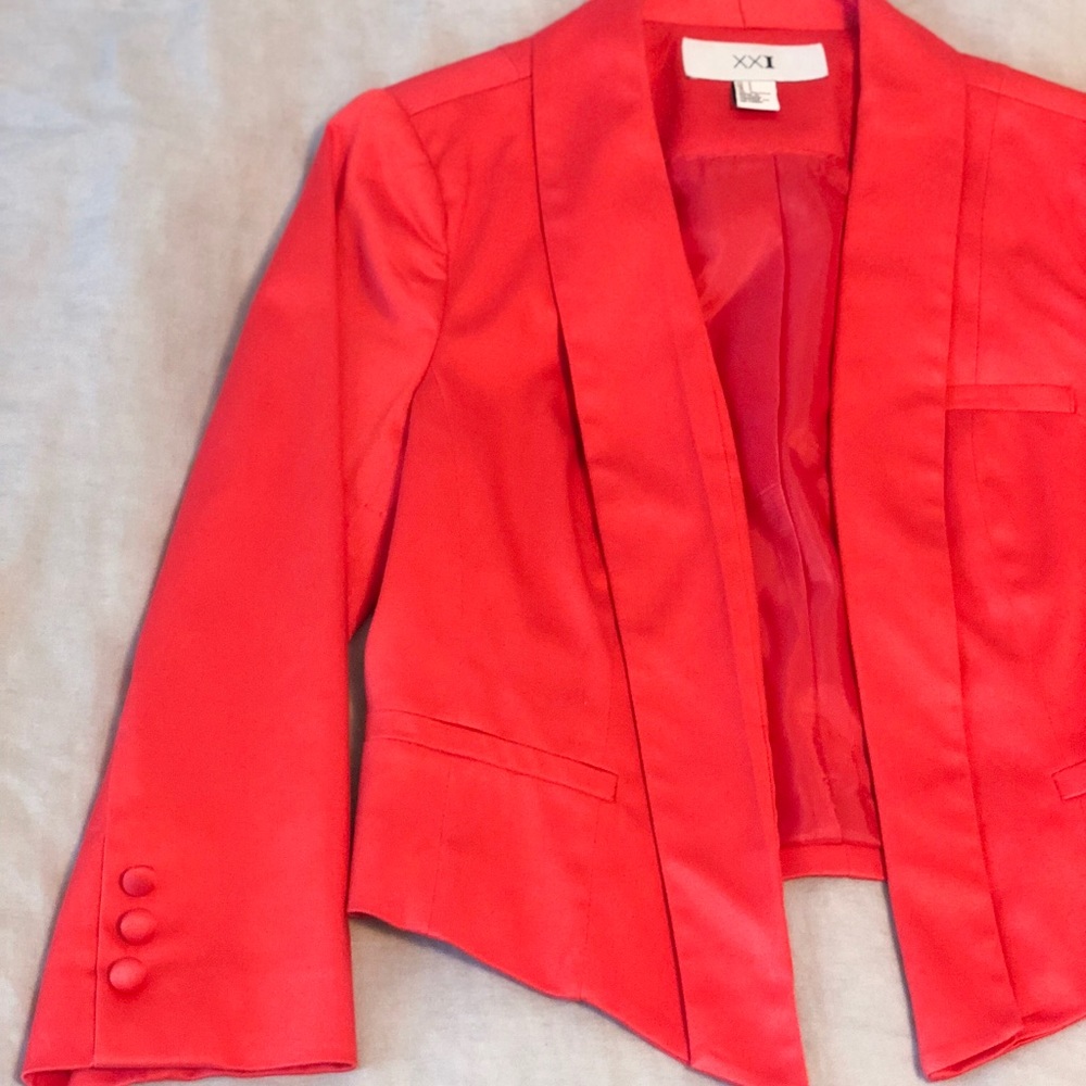 Forever 21 orange blazer